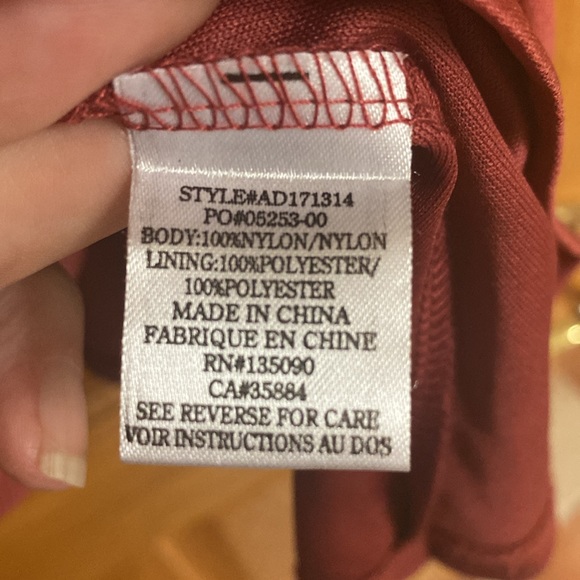 Altar’d State Women’s M Merlot Wine Bell Sleeve Shift Dress w/ Back Tie - Picture 7 of 8